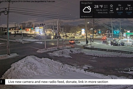 Trains in Bergenfield
