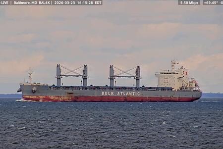Baltimore Shipping Channel